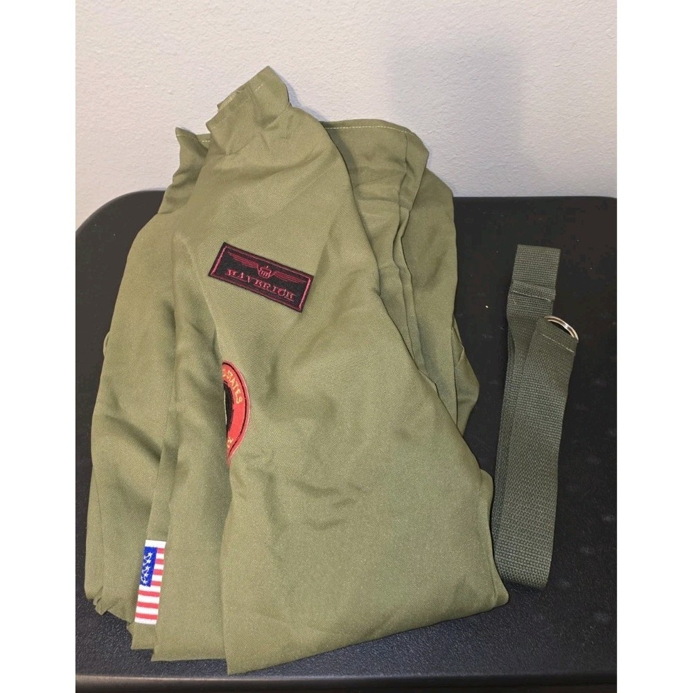 Maxim Party Flight Suit Halloween Costume Adult 2XL Maverick Top Gun Inspired - Picture 16 of 16